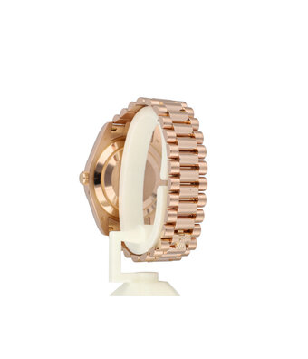 Rolex Day-Date II 41 rose gold concentric roman President 2010 box + papers