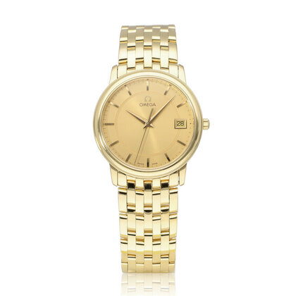De Ville Prestige yellow gold champagne 1999 box + papers