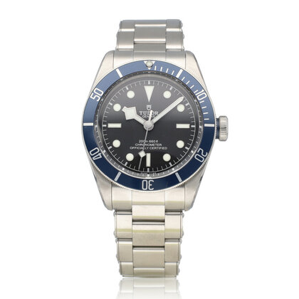 Black Bay 41 steel blue 2018 box + papers
