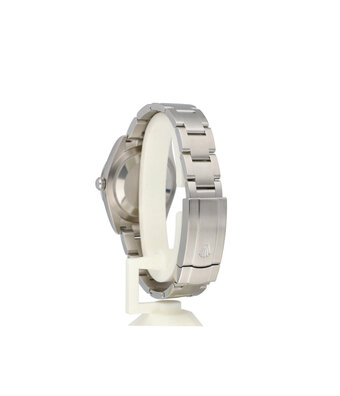 Rolex Oyster Perpetual 34 steel silver domed Oyster 2021 box + papers