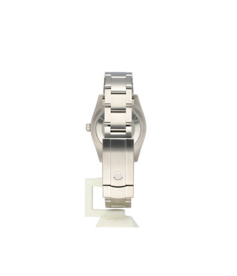 Rolex Oyster Perpetual 34 steel silver domed Oyster 2021 box + papers