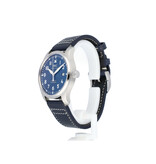 IWC Pilot's Watch Mark XX 40 steel blue leather strap 2024 D+P