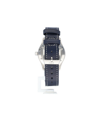IWC Pilot's Watch Mark XX 40 steel blue leather strap 2024 D+P