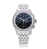 Breitling Premier B01 Chronograph 42 Steel black 2025 box + papers