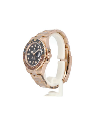 Rolex GMT-Master II 40 rose gold rootbeer Oyster + box | NEW ROLEX SERVICE