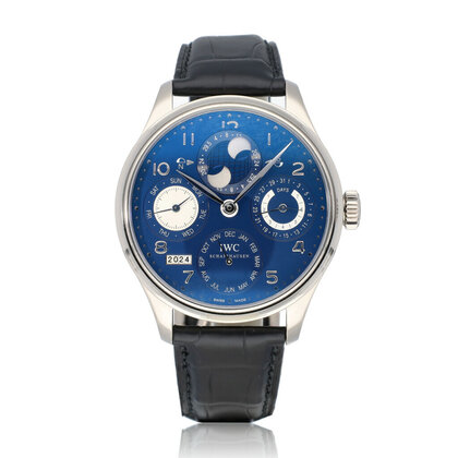 Portugieser Perpetual Calendar 44 Portugieser white gold 2011 B+P | NEW IWC STRAP
