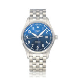 IWC Pilot's Watch Mark XVIII 40 steel blue 2021 box + papers