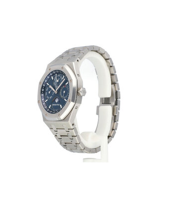 Audemars Piguet Royal Oak Perpetual Calendar 41 steel blue 2019 box + papers