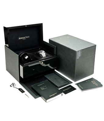 Audemars Piguet Royal Oak Perpetual Calendar 41 steel blue 2019 box + papers