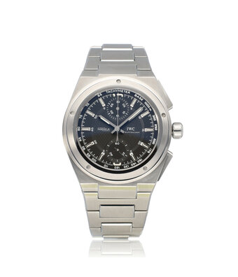 IWC Ingenieur Chronograph 42 steel black box + papers