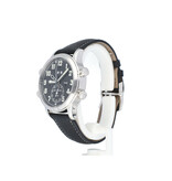 Patek Philippe Grand Complications Alarm Travel Time  platinum black leather | 21% VAT DEDUCTIBLE