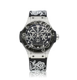 Hublot Big Bang Chronograph Broderie Steel Diamonds 41 steel black broderie diamond 2016 box + pa