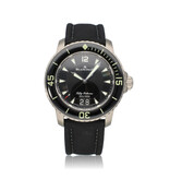 Blancpain Fifty Fathoms Grande Date 45 titanium 2022 + papers | NEW BLANCPAIN SERVICE