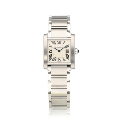 Tank Française Medium steel MM - medium silver roman | ref. 3751 |
