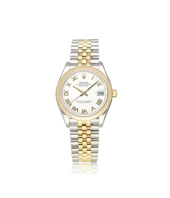 Rolex Datejust 31 steel gold white roman Jubilee 2020 box + papers
