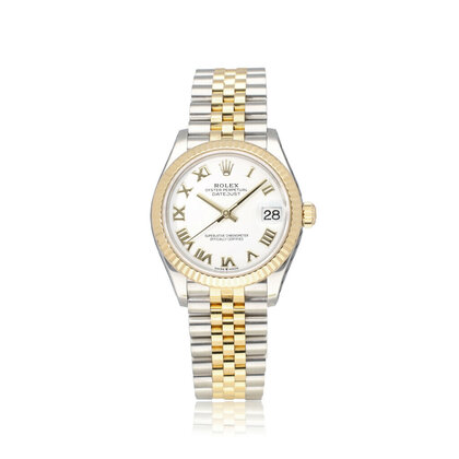 Datejust 31 steel gold white roman Jubilee 2020 box + papers