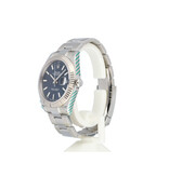 Rolex Datejust 41 steel - white gold blue 2017 B+P | NEW ROLEX SERVICE
