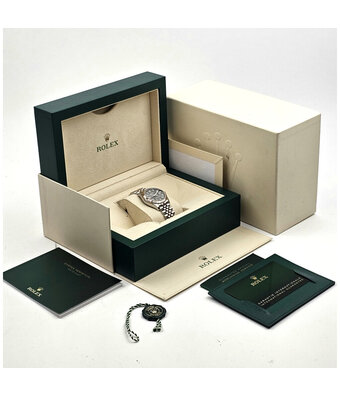Rolex Datejust 31 rose - gold grey / rhodium / slate Oyster 2023 box + papers