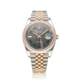 Rolex Datejust II 41 steel - rose gold Wimbledon slate grey roman Jubilee 2023 + papers
