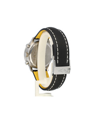 Breitling Navitimer Montbrillant Olympus  steel day date moonphase black | NEW BREITLING STRAP