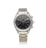 Omega Speedmaster Date  steel automatic chronograph black