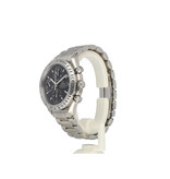 Omega Speedmaster Date  steel automatic chronograph black