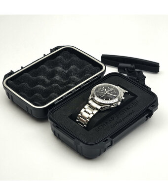Omega Speedmaster Date  steel automatic chronograph black
