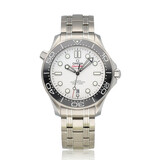 Omega Seamaster Diver 300M Co-Axial Master Chronometer 42 steel white 2020 box + papers