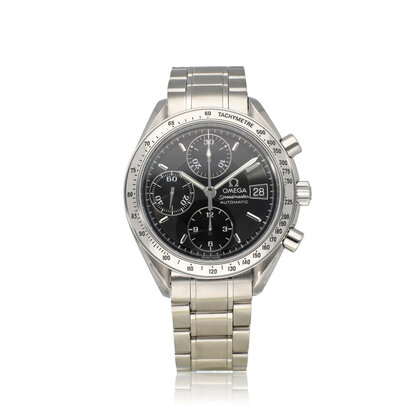 Speedmaster Date  steel automatic chronograph black
