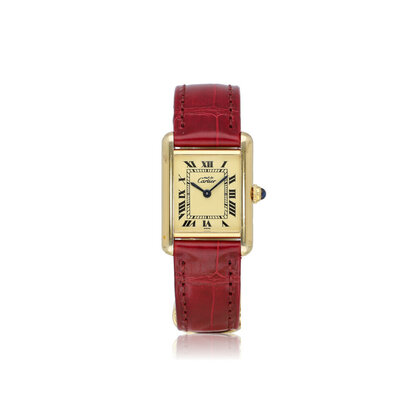Tank Must 28 yellow gold vermeil | ref. 1613 | NEW CARTIER STRAP