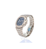 Patek Philippe Nautilus Perpetual Calendar 40 white gold blue moonphase 2020 box + papers