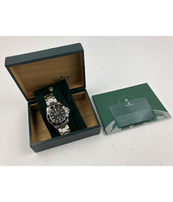 Rolex Sea-Dweller  40 triple six - 666 - matte - Pallettoni 73-serial 1982 + box | ROLEX SERVICE