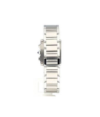 Cartier Tank Française 28 chronoflex steel 2003 B+P | CARTIER SERVICED