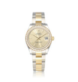 Rolex Datejust 31 steel gold champagne diamond Oyster 2022 box + papers