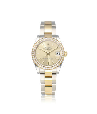 Rolex Datejust 31 steel gold champagne diamond Oyster 2022 box + papers