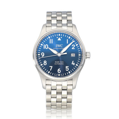 Pilot's Watch Mark XVIII 40 steel blue 2021 box + papers