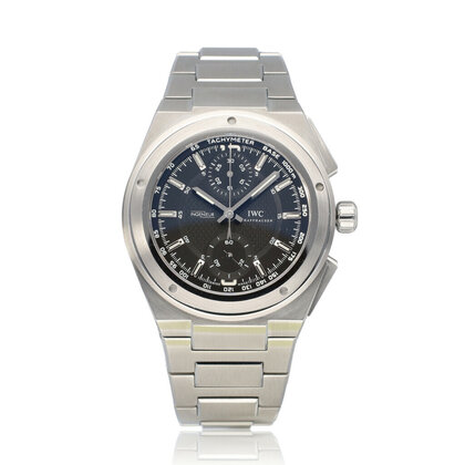 Ingenieur Chronograph 42 steel black box + papers