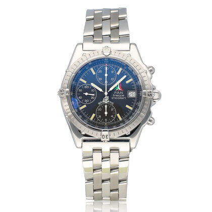 Chronomat P.A.N  Frecce Tricolori 39 steel black 1999 Limited B+P | NEW BREITLING SERVICE