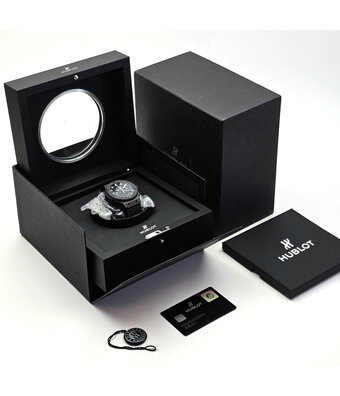 Hublot Big Bang Aero Bang Chronograph All Carbon 44 2013 skeleton 2013 B+P