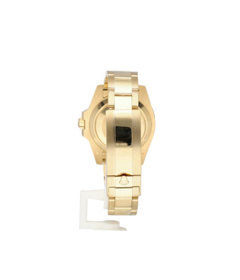 Rolex Submariner Date 40 yellow gold blue - bluesy ceramic Oyster 2015 B+P | NEW ROLEX SERVICE