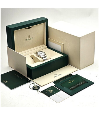 Rolex Datejust 36 steel - white gold roman Oyster 2022 B+P | NEW ROLEX SERVICE