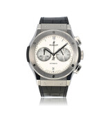 Hublot Classic Fusion Chronograph Titanium Opalin 45 Opaline 2022 box + papers