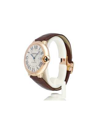Cartier Ballon Bleu de Cartier  42 rose gold auto | ref. 2999 | + box | NEW CARTIER STRAP