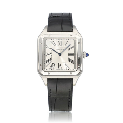 Santos de Cartier Santos-Dumont XL XL steel silver | ref. 4305 | 2021 + papers | NEW CARTI