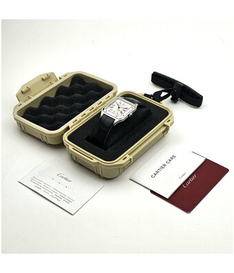 Cartier Santos de Cartier Santos-Dumont Extra Large XL steel silver | ref. 4305 | 2021 + papers |