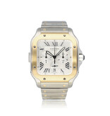 Cartier Santos de Cartier Chronograph XL steel / gold | ref. 4183 | 2022 box + papers