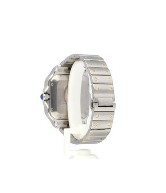 Cartier Santos de Cartier Chronograph XL steel / gold | ref. 4183 | 2022 box + papers