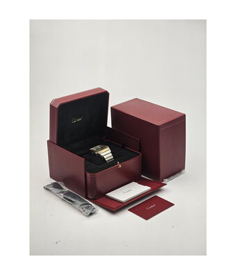 Cartier Santos de Cartier Chronograph XL steel / gold | ref. 4183 | 2022 box + papers