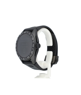 TAG Heuer Connected Calibre E4  45 ceramic rubber OLED Qualcomm smartwatch box + papers