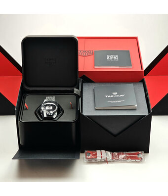 TAG Heuer Connected Calibre E4  45 ceramic rubber OLED Qualcomm smartwatch box + papers
